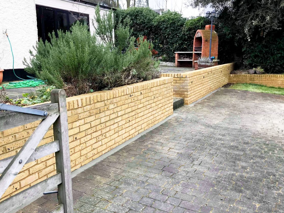 S H Brickwork, Garden Walls, Bricklayer, London