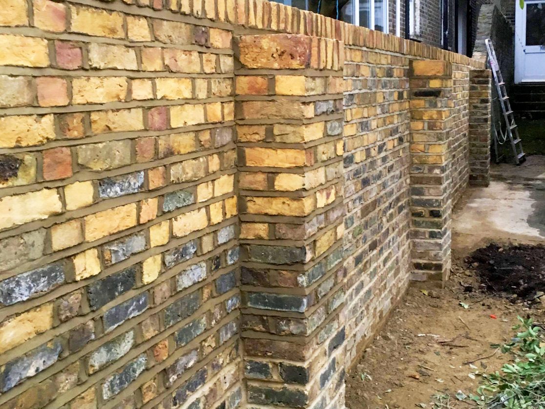 S H Brickwork, Garden Walls, Bricklayer, London