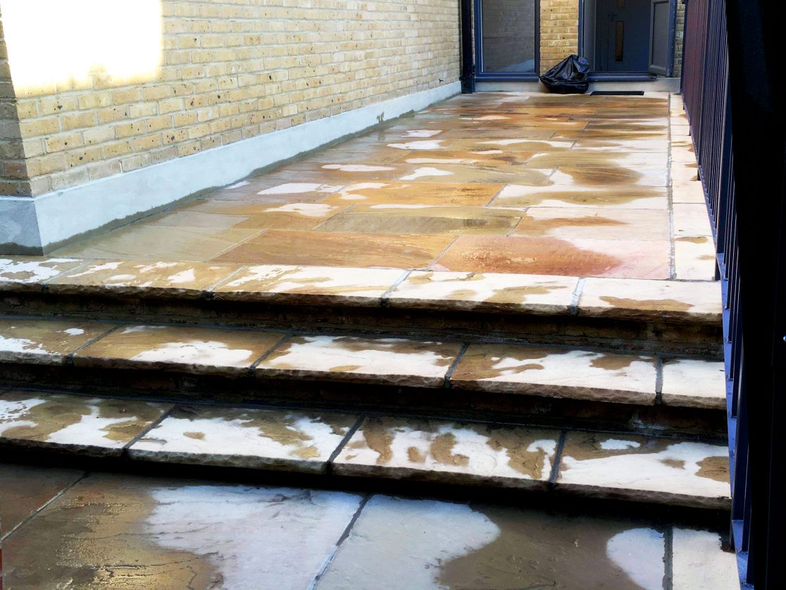 S H Brickwork, Garden Steps, Construction, London