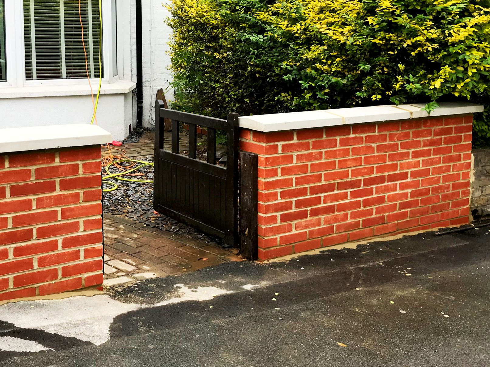 S H Brickwork, Garden Walls, Construction, London, Enfield