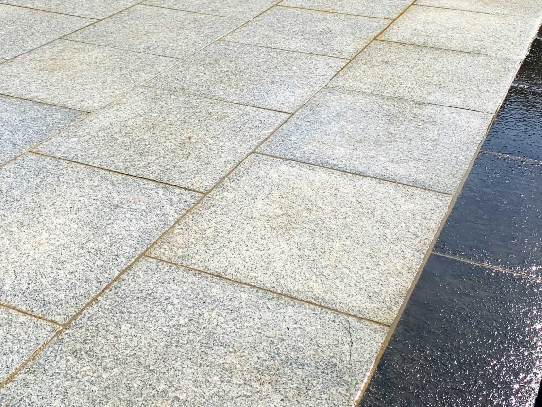 Granite Patio, Landscaping - Winchmore Hill, London - 02
