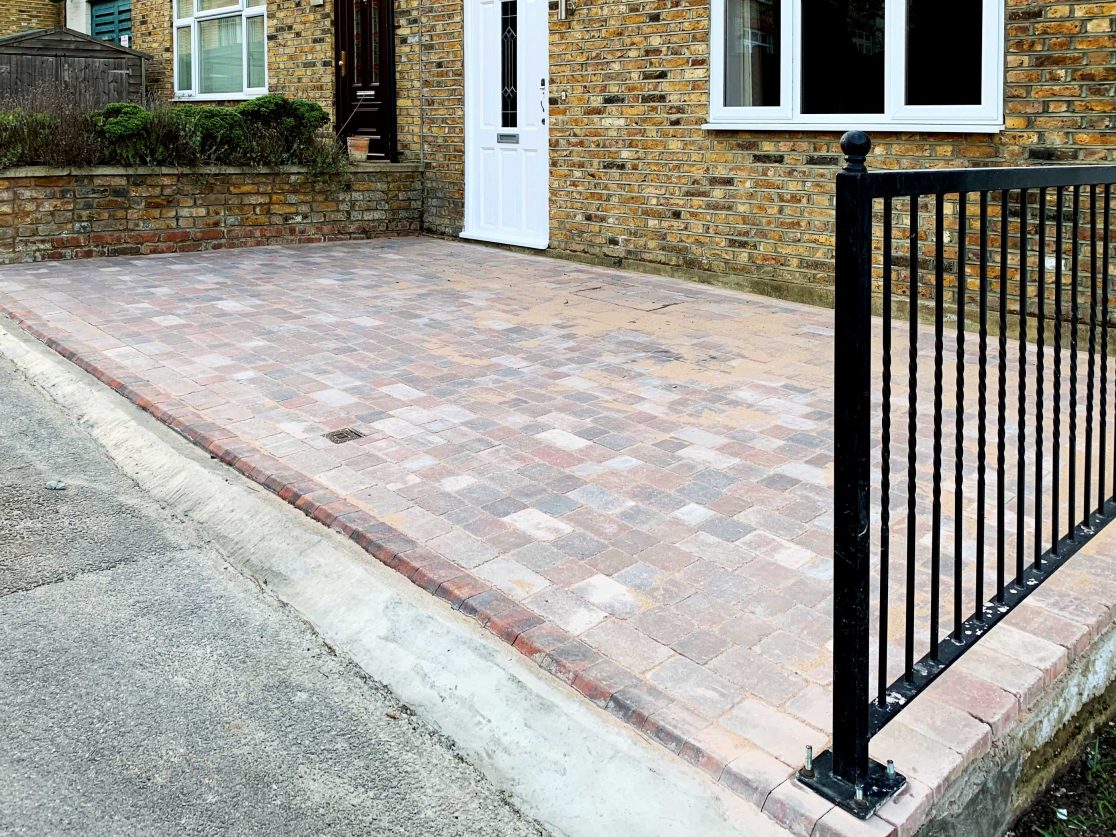 Tegula Block Paving Driveway, Landscaping - Muswell Hill, London - 02