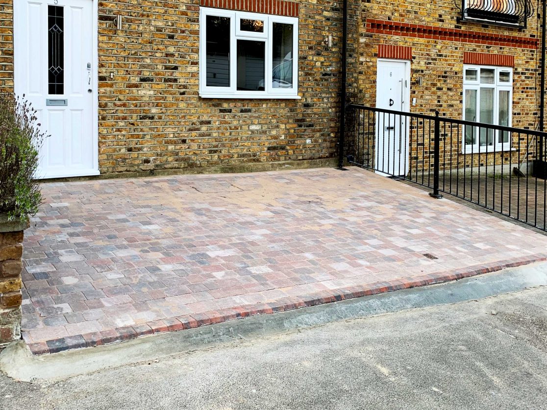Tegula Block Paving Driveway, Landscaping - Muswell Hill, London - 02