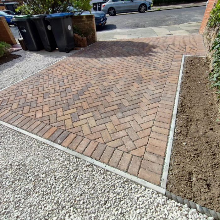 Block paving driveway Southgate, North London