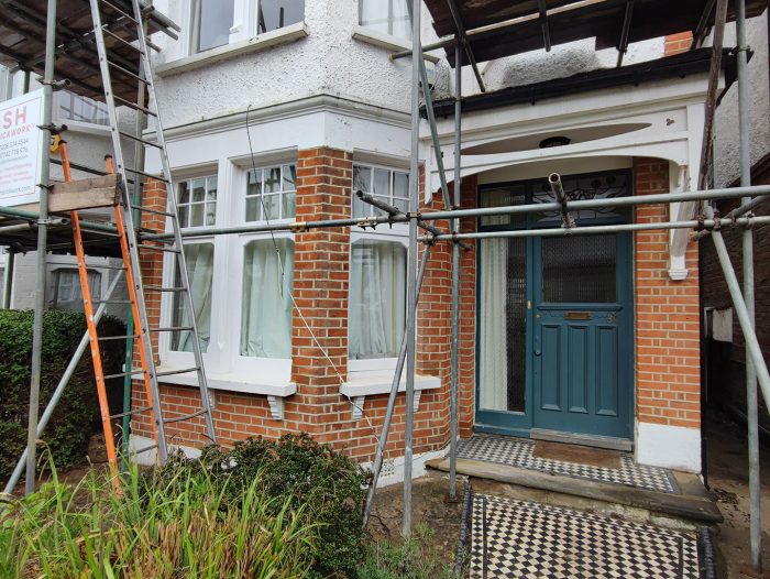 Brick cleaning, repointing Palmers Green, North London