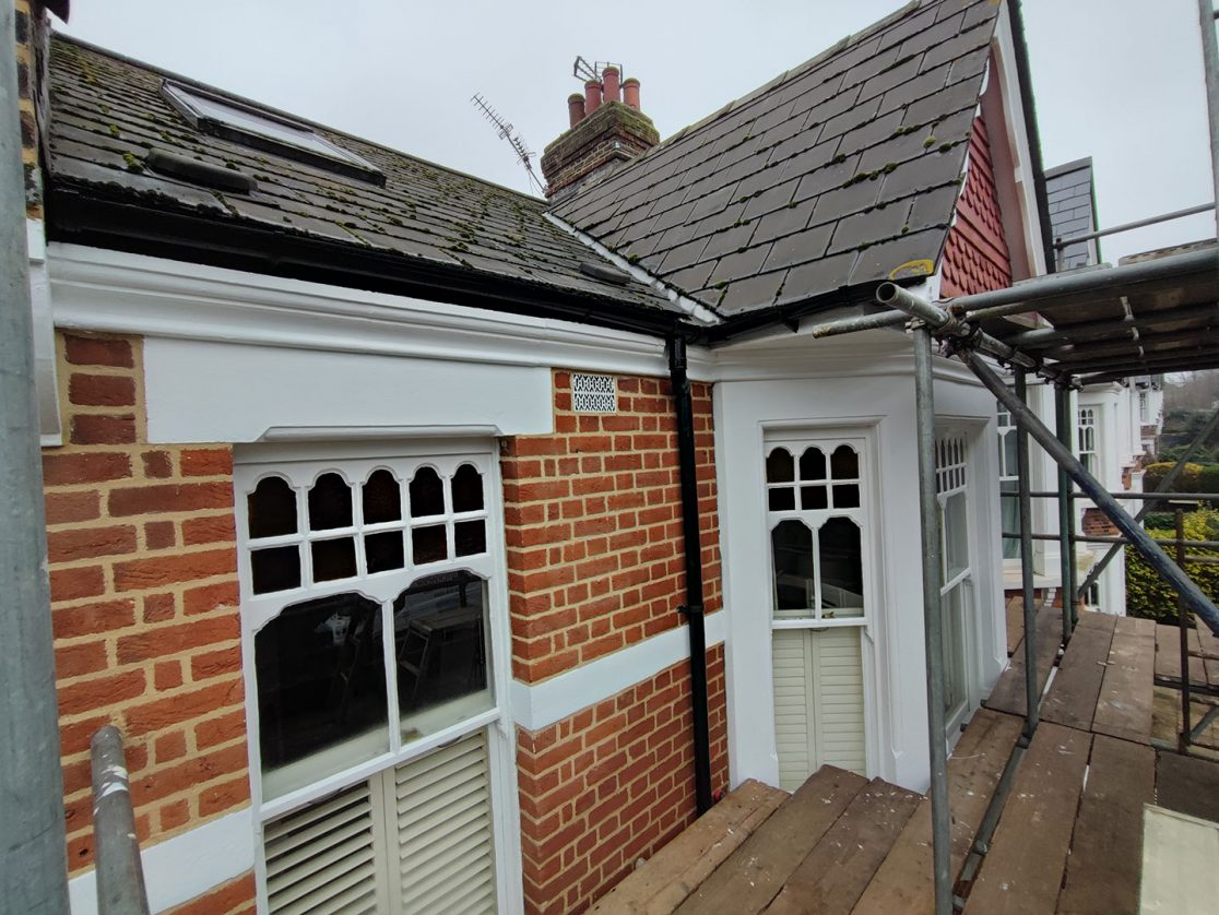 Brick cleaning, repointing and external decorating Queens Park, London