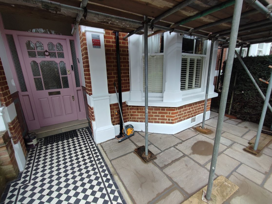 Brick cleaning, repointing and external decorating Queens Park, London