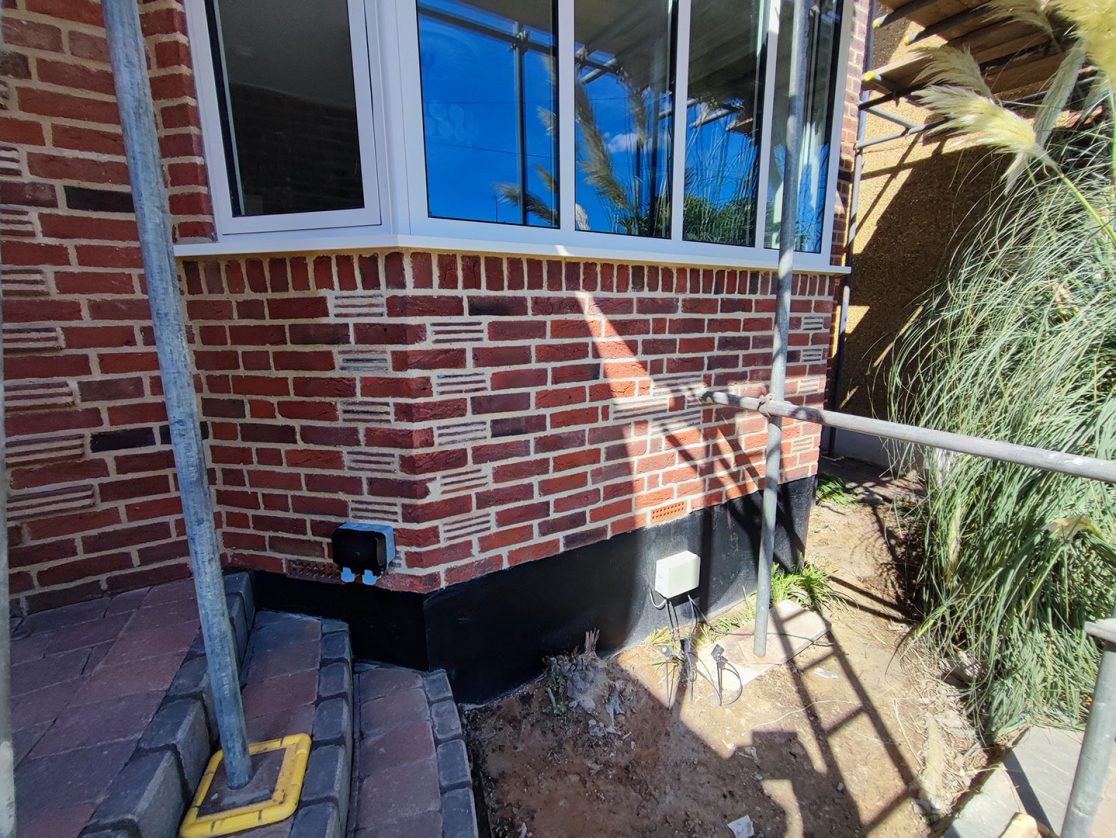 Brickwork washed and lime mortar pointed - Totteridge, North London