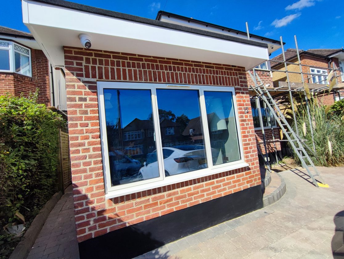 Brickwork washed and lime mortar pointed - Totteridge, North London
