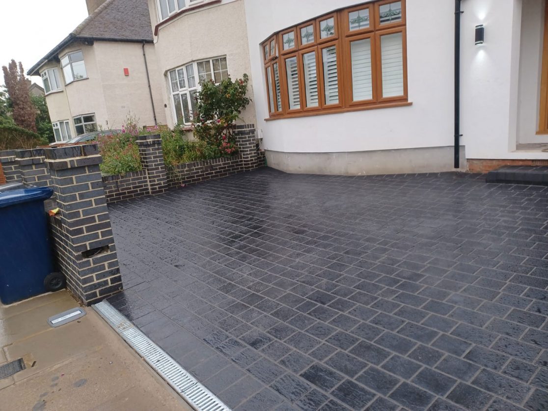 Cobble driveway Southgate, North London