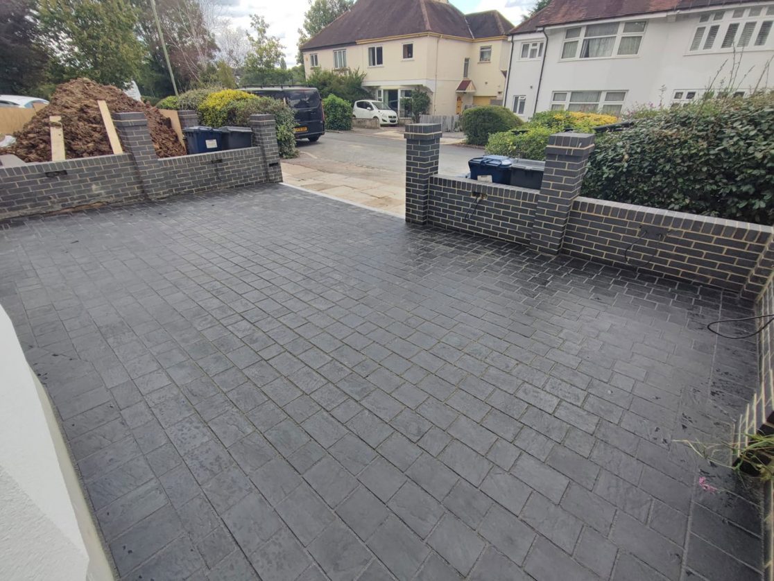 Cobble driveway Southgate, North London