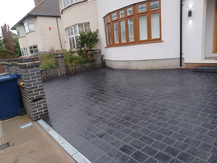 Cobble driveway Southgate, North London