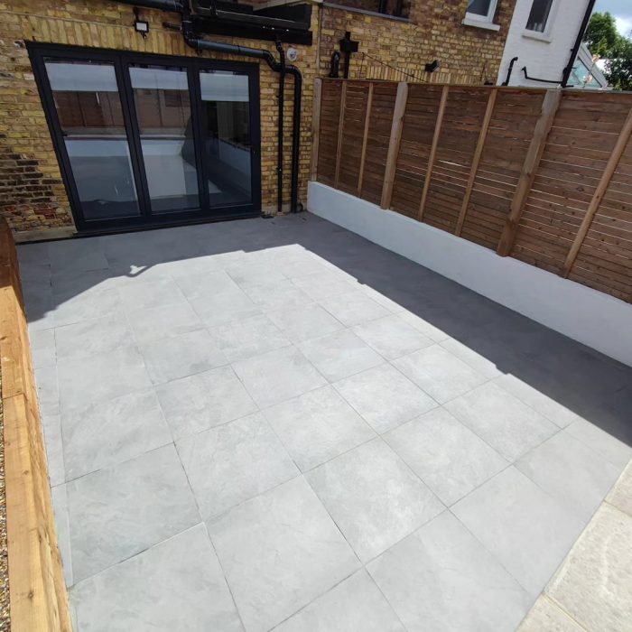 Porcelain tile patio Enfield, North London