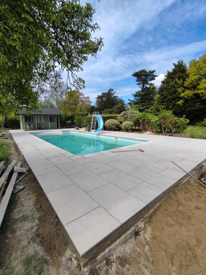 Porcelain tile patio Hertfordshire