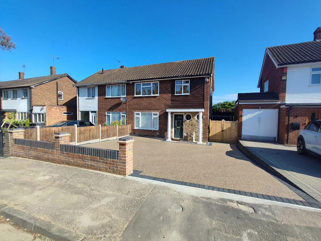 Resin bound driveway North London