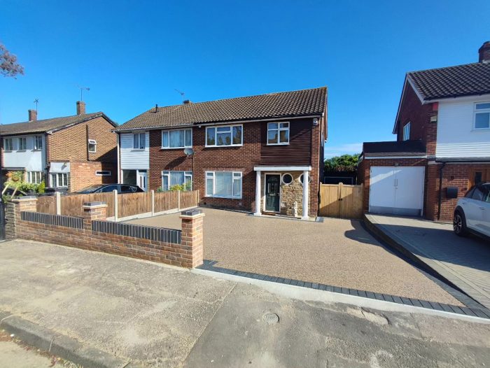 Resin bound driveway North London